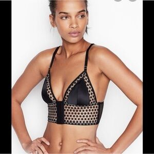 Victoria Secret Luxe Starbust Triangle Strappy Bralette- size L